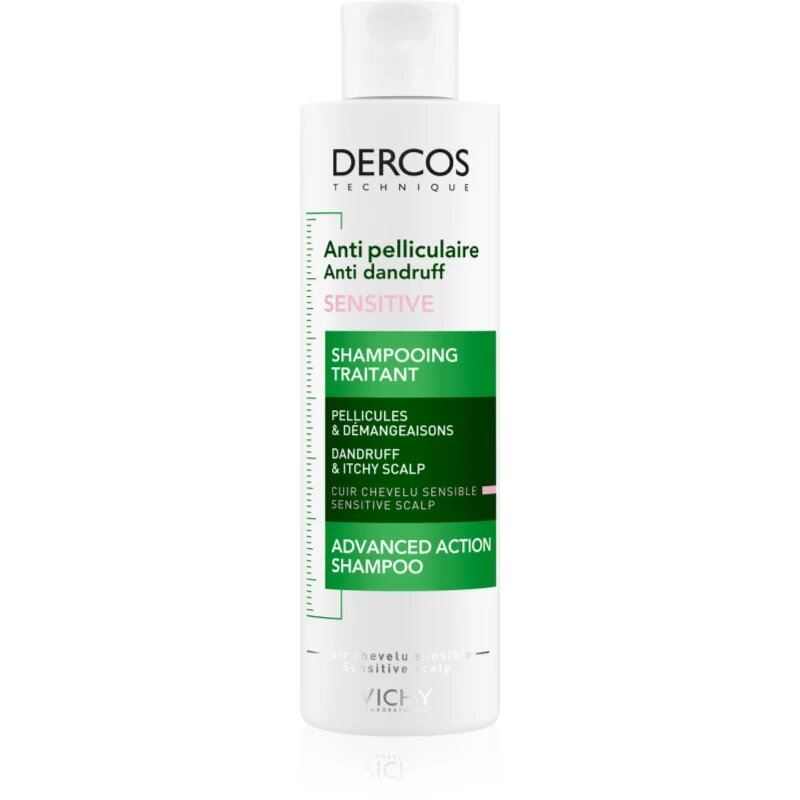 Vichy Dercos Anti-Dandruff Sensitive шампоан успокояващ чувствителната кожа против пърхот 200 мл.