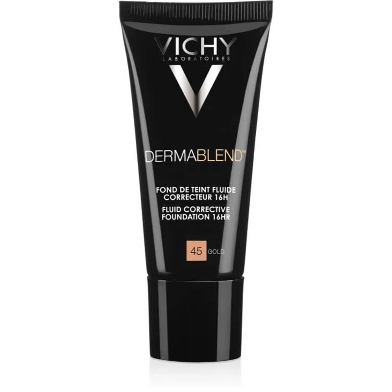 Vichy Dermablend коригиращ фон дьо тен с UV фактор цвят 45 Gold 30 мл.