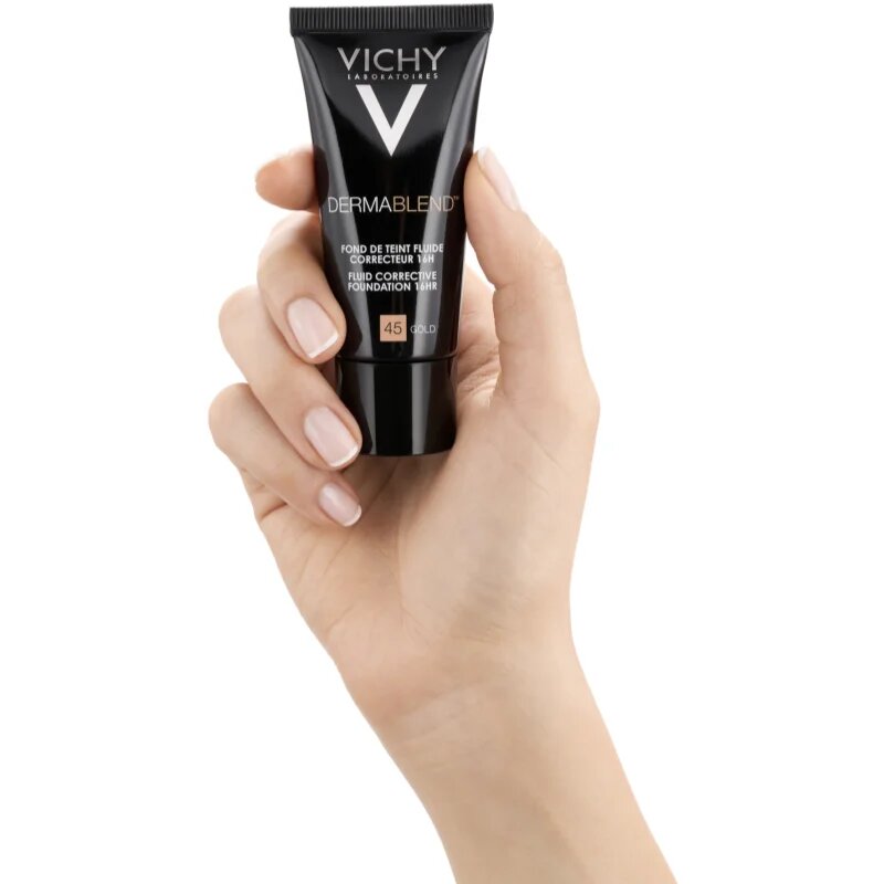 Vichy Dermablend коригиращ фон дьо тен с UV фактор цвят 45 Gold 30 мл.