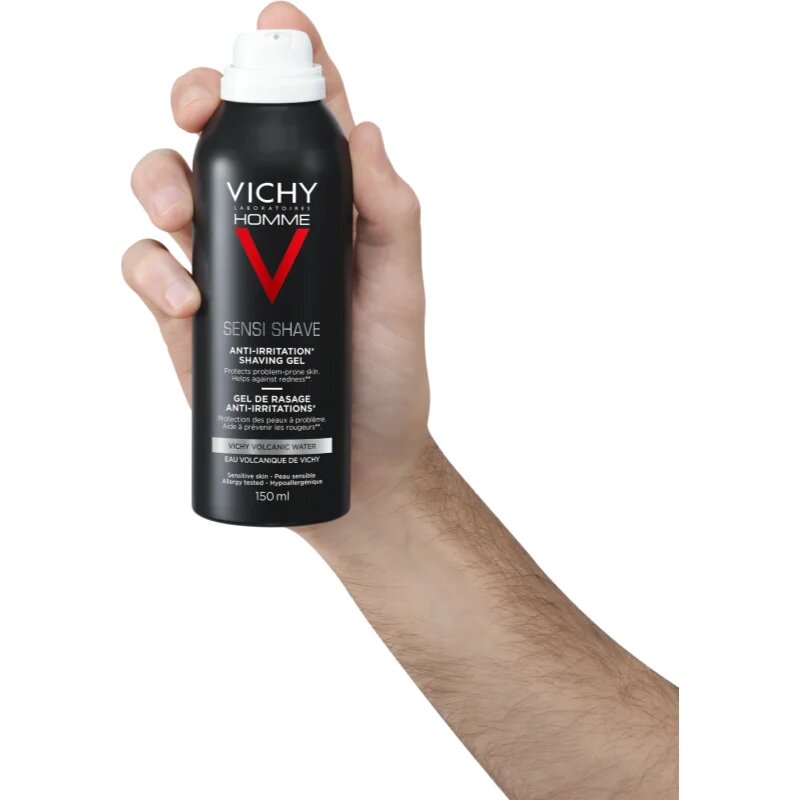 Vichy Homme Anti-Irritation гел за бръснене за чувствителна и раздразнена кожа 150 мл.