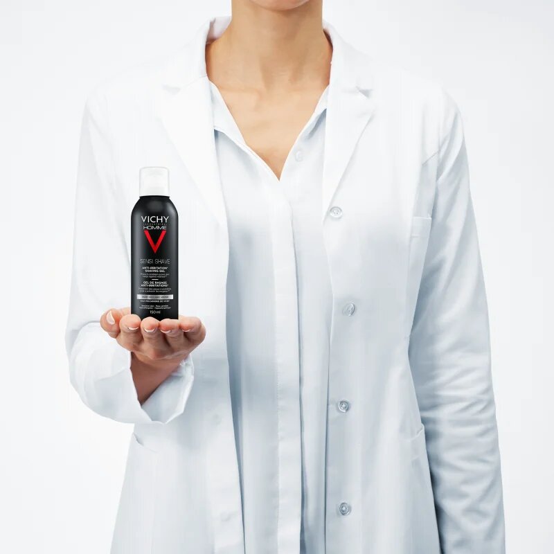 Vichy Homme Anti-Irritation гел за бръснене за чувствителна и раздразнена кожа 150 мл.