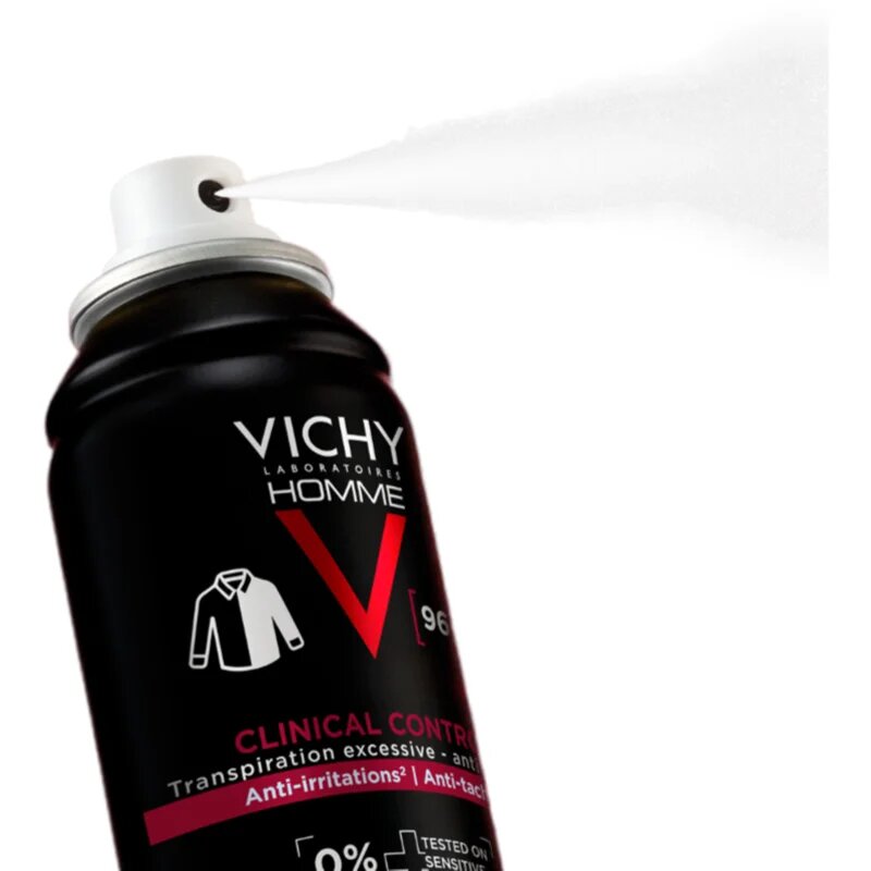Vichy Homme Clinical Control антиперспирант срещу силно изпотяване 125 мл.