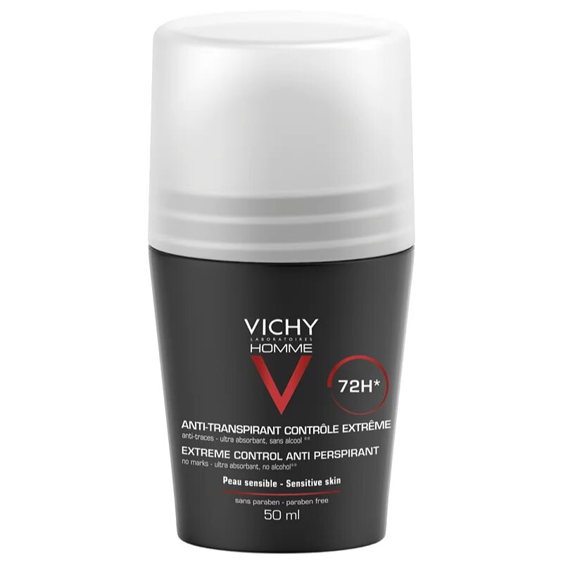 Vichy Homme Deodorant рол- он против изпотяване срещу силно изпотяване 72h 50 мл.