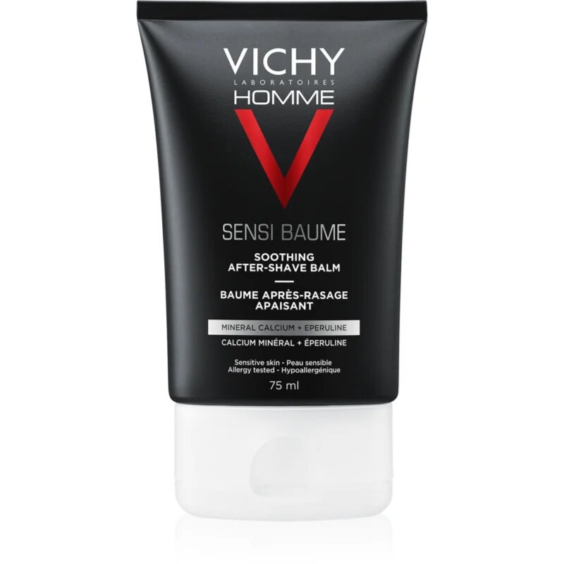 Vichy Homme Sensi-Baume балсам за след бръснене за чувствителна кожа на лицето 75 мл.