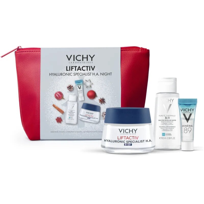 Vichy Liftactiv H.A. Night Set подаръчен комплект за стягане на кожата