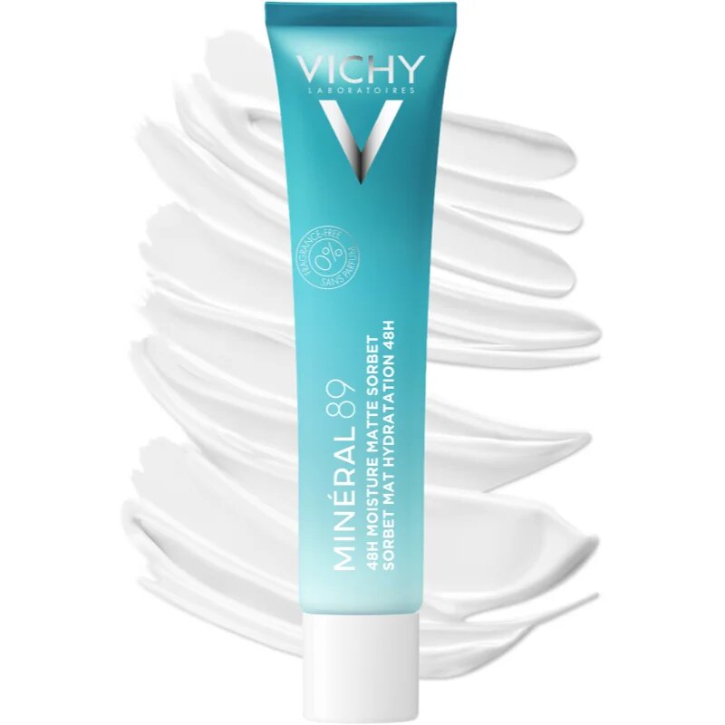 Vichy Minéral 89 48H Moisture Matte Sorbet хидратиращ крем за лице за смесена и мазна кожа 40 мл.