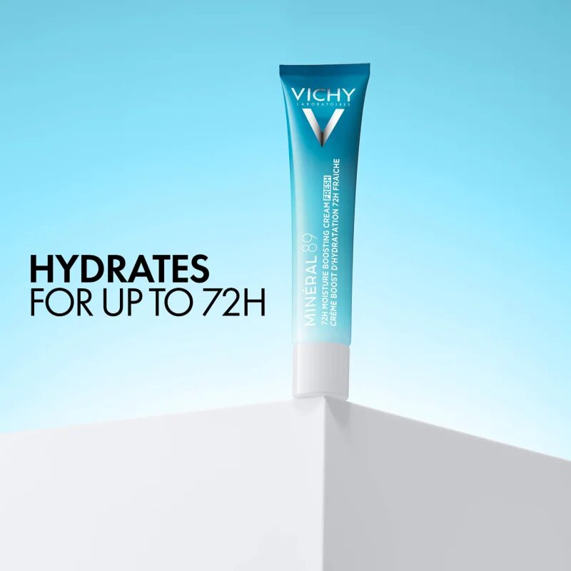 Vichy Minéral 89 72H Moisture Boosting Cream Fresh хидратиращ крем за лице с хиалуронова киселина 40 мл.