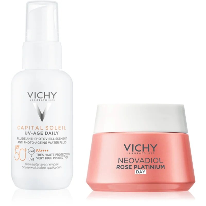 Vichy Neovadiol Rose Platinium Morning Routine подаръчен комплект за укрепване на кожната бариера