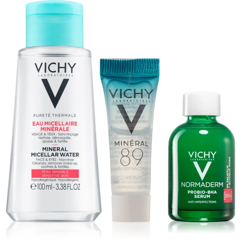 Vichy Normaderm Probio-BHA Set подаръчен комплект за проблемна кожа 3 бр.