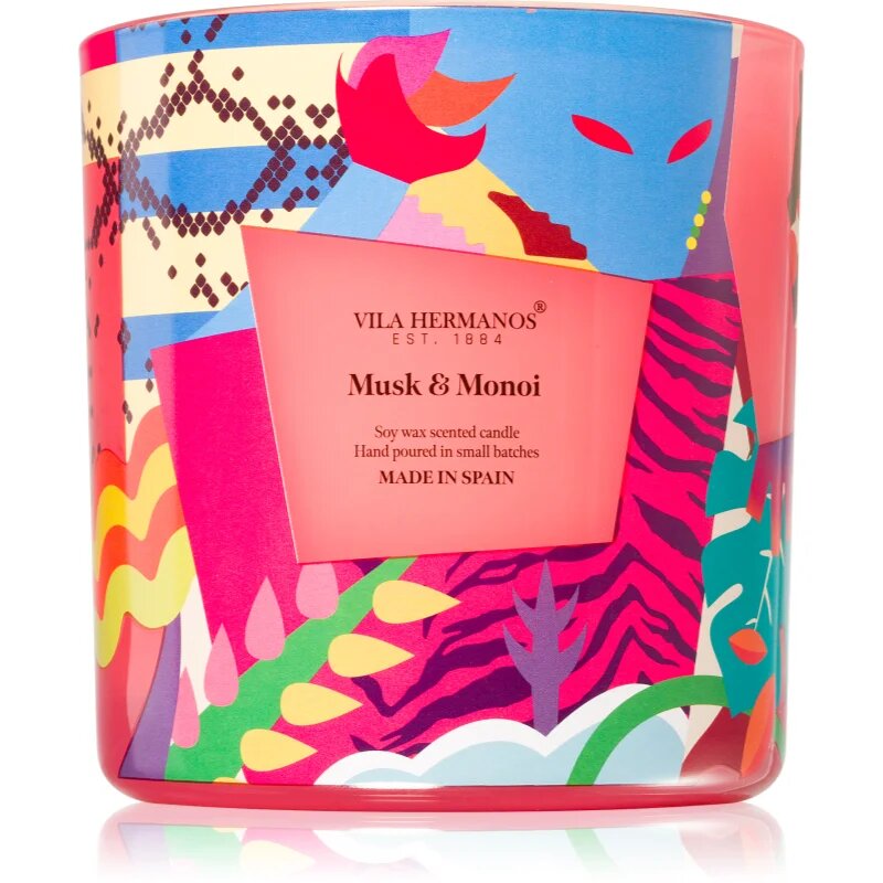 Vila Hermanos 70ths Year Musk & Monoi ароматна свещ 500 гр.