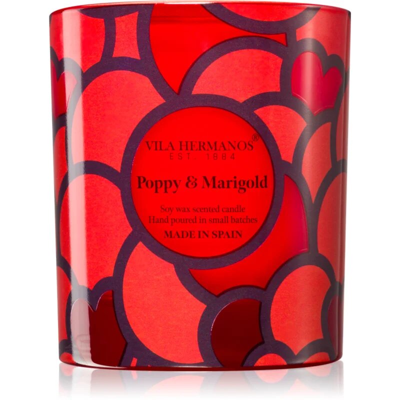 Vila Hermanos 70ths Year Poppy & Marigold ароматна свещ 200 гр.