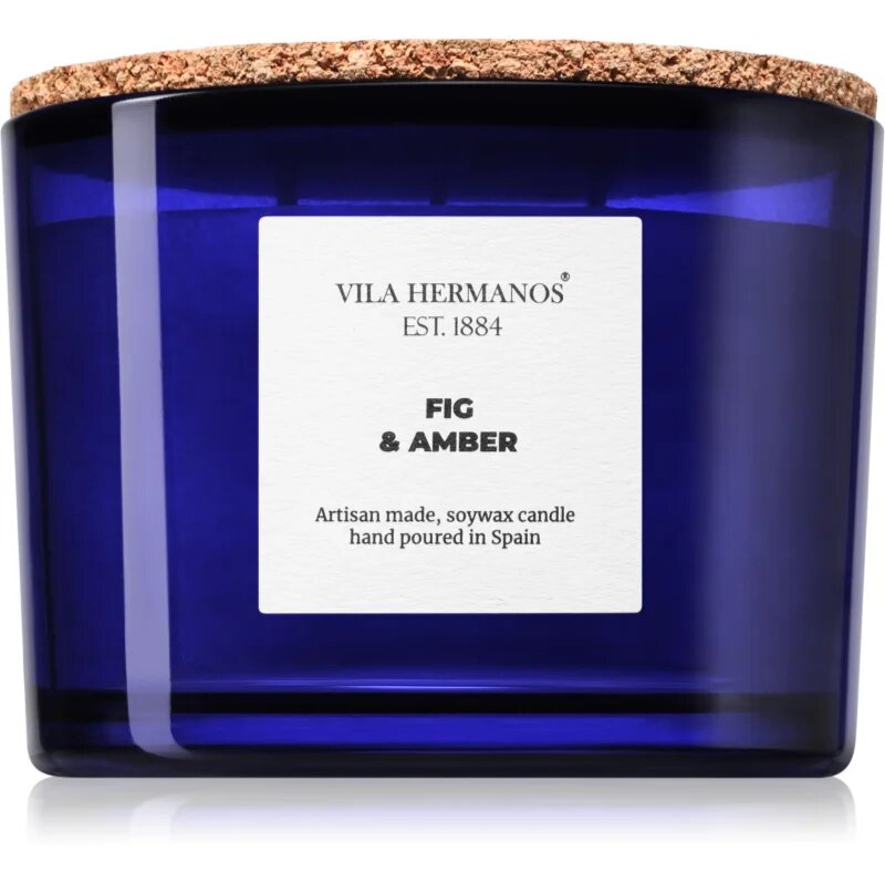 Vila Hermanos Apothecary Cobalt Blue Fig & Amber ароматна свещ 350 гр.