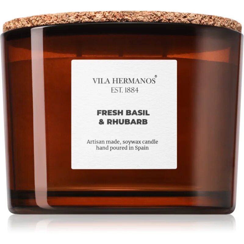 Vila Hermanos Apothecary Fresh Basil & Rhubarb ароматна свещ 350 гр.