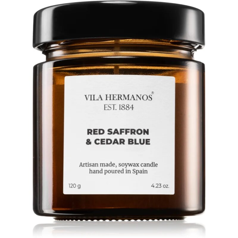 Vila Hermanos Apothecary Red Saffron & Cedar Blue ароматна свещ 120 гр.