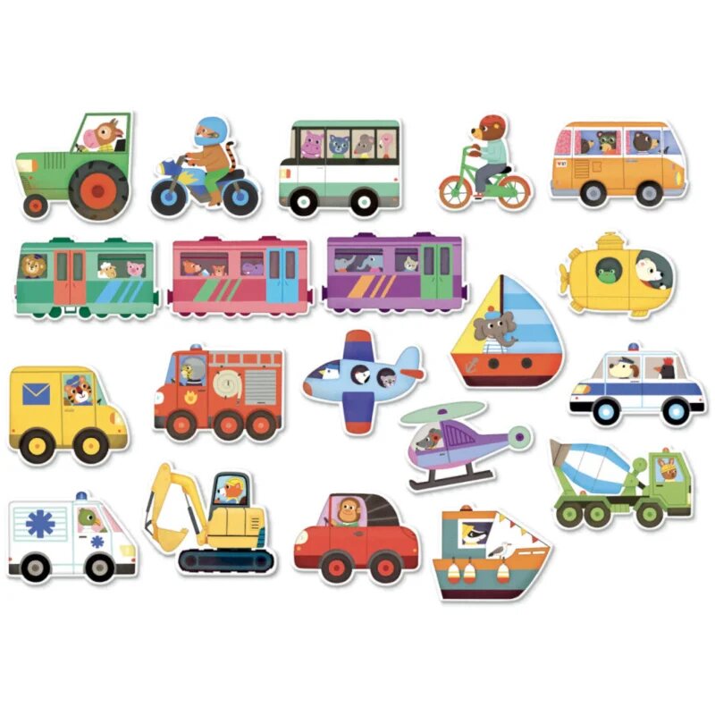 Vilac Magnets магнити Traffic 3y+ 20 бр.
