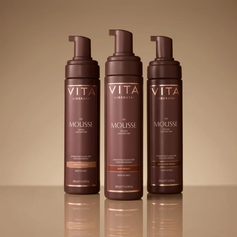 Vita Liberata Tanning Mousse Tinted автобронзант-мус за тяло цвят Medium 200 мл.