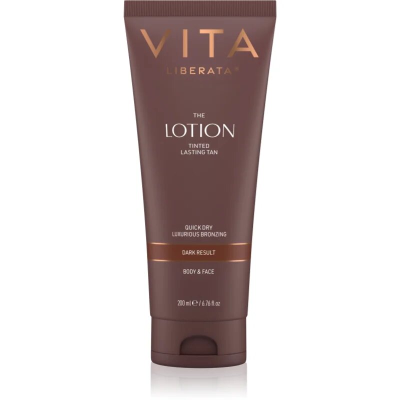 Vita Liberata Tinted Tanning Lotion автобронзант мляко за тяло цвят Dark 200 мл.
