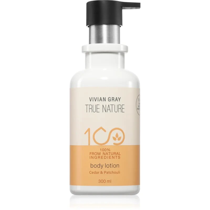 Vivian Gray True Nature Cedar & Patchouli подхранващ лосион за тяло 300 мл.