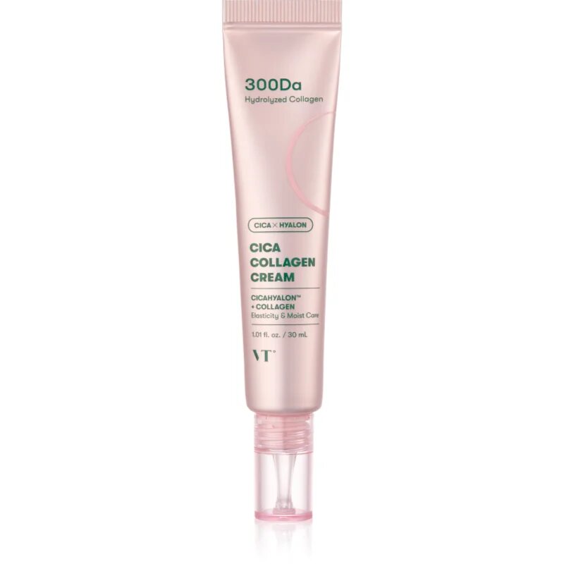 VT Cosmetics Cica Collagen Cream хидратиращ и успокояващ крем за стягане на кожата 30 мл.