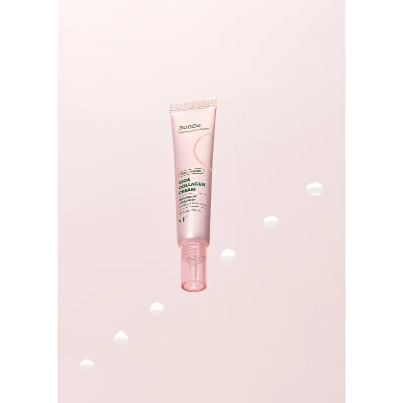 VT Cosmetics Cica Collagen Cream хидратиращ и успокояващ крем за стягане на кожата 30 мл.