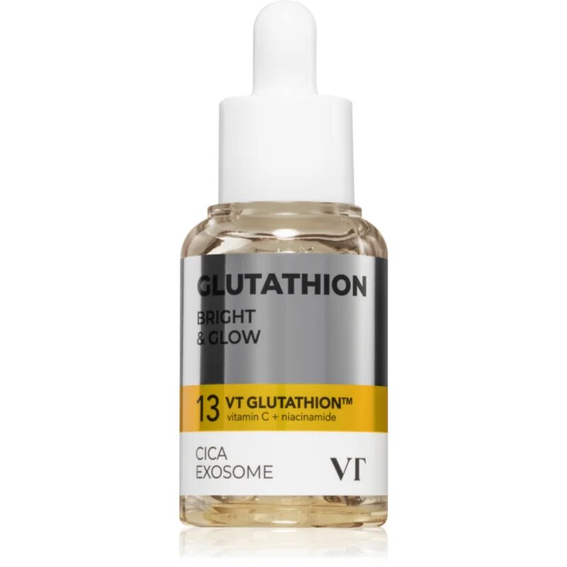 VT Cosmetics Cica Exosome G2 Brightening Ampoule озаряващ серум за лице с успокояващ ефект 30 мл.