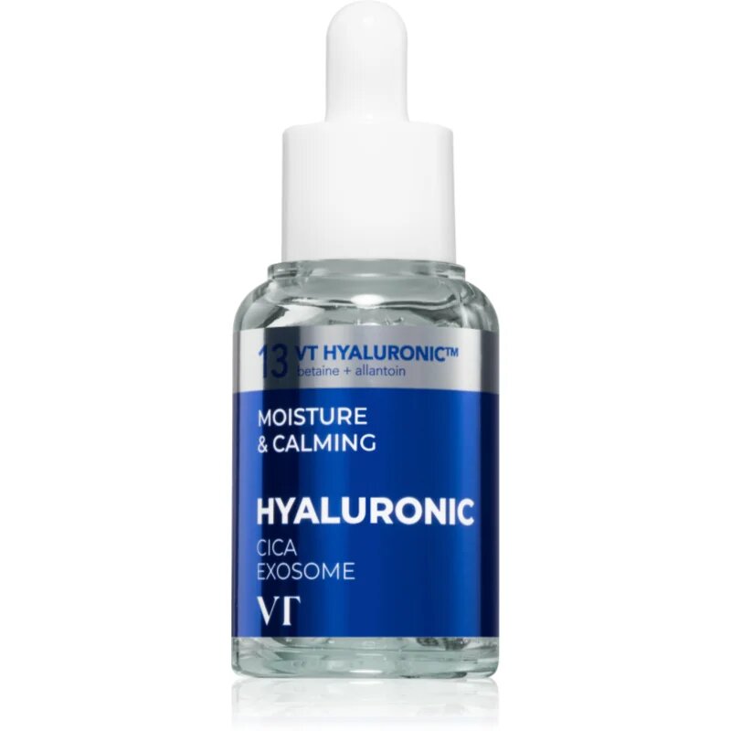 VT Cosmetics Cica Exosome H3 Hydro Ampoule успокояващ серум за лице за интензивна хидратация 30 мл.