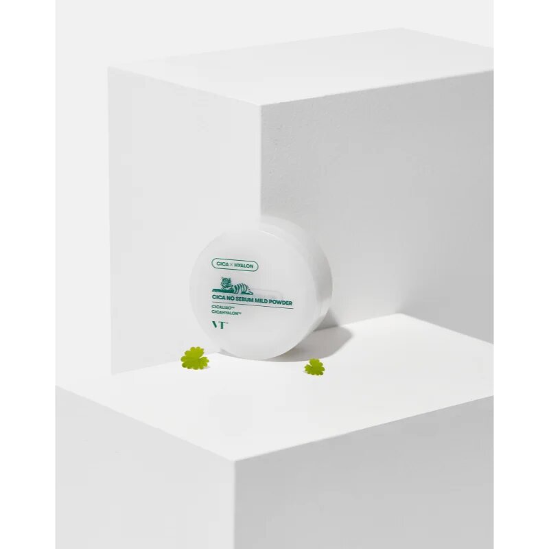 VT Cosmetics Cica No-Sebum Mild Powder матираща фиксираща пудра с хидратиращ ефект 5 гр.