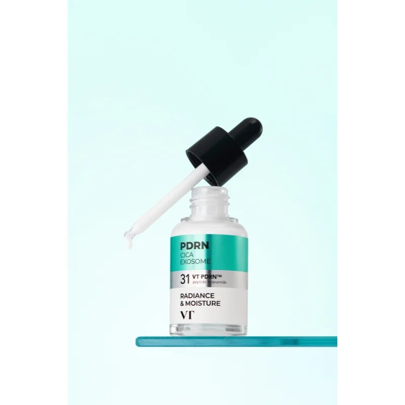 VT Cosmetics PDRN Cica Exosome Firming Ampoule стягащ серум за лице за освежаване и хидратация 30 мл.
