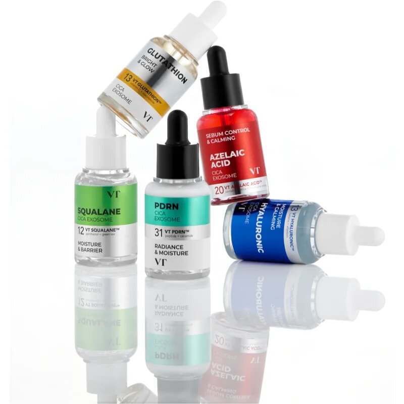 VT Cosmetics PDRN Cica Exosome Firming Ampoule стягащ серум за лице за освежаване и хидратация 30 мл.