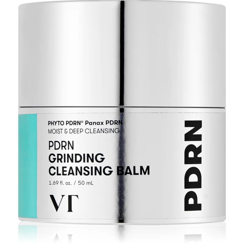 VT Cosmetics PDRN Grinding Cleansing Balm балсам за почистване и премахване на грим с ексфолиращо действие 50 мл.