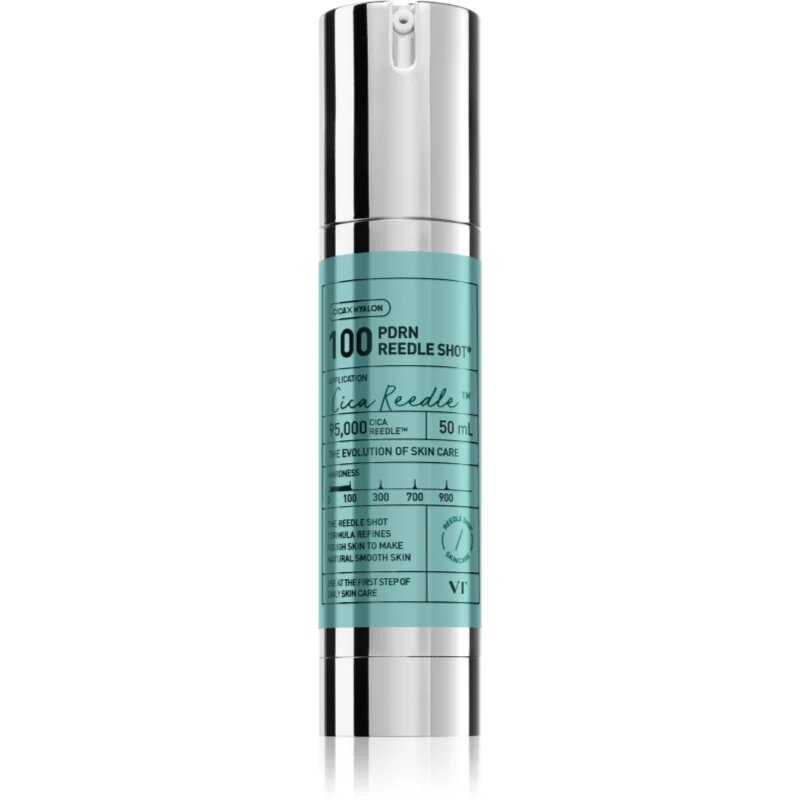 VT Cosmetics PDRN Reedle Shot 100 стягащ серум за лице за освежаване и хидратация 50 мл.