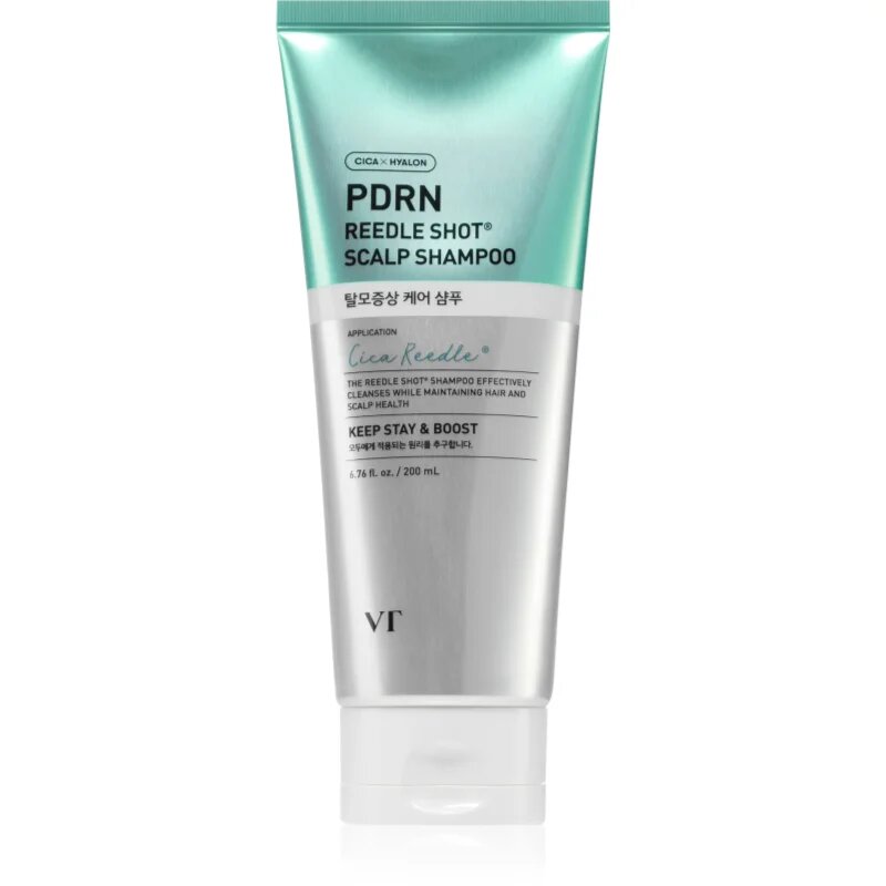 VT Cosmetics PDRN Reedle Shot Scalp Shampoo подсилващ шампоан против косопад 200 мл.