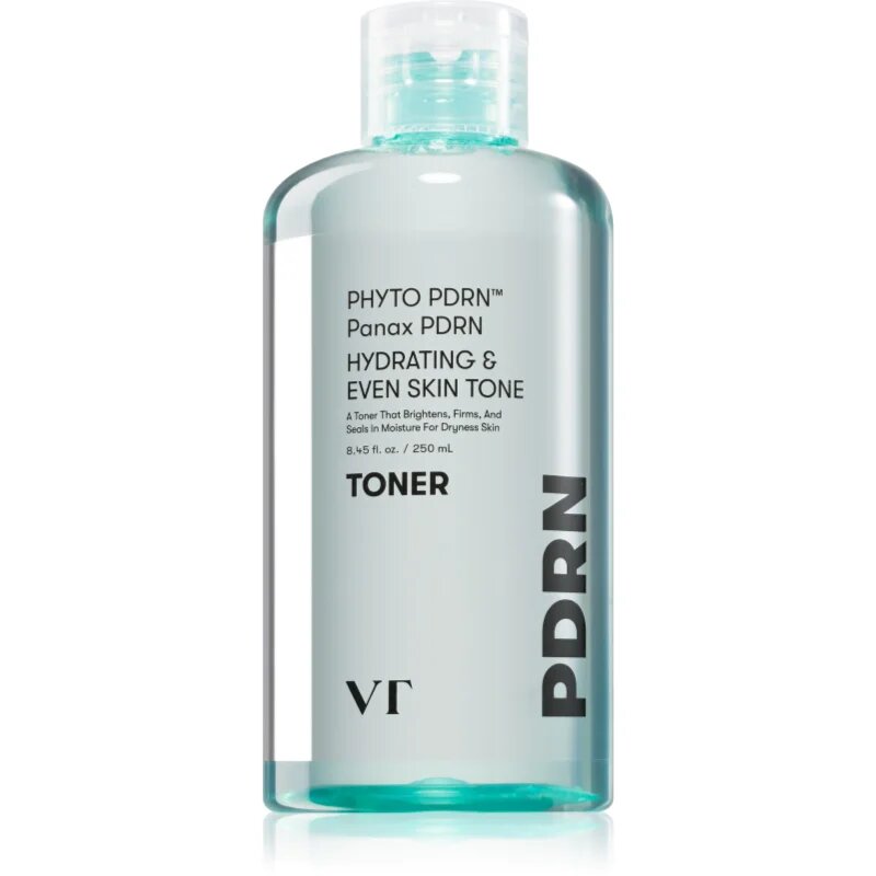 VT Cosmetics PDRN Toner хидратиращ тоник за озаряване на лицето 250 мл.