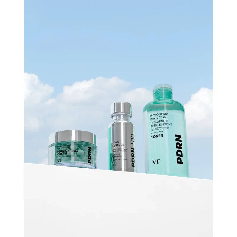 VT Cosmetics PDRN Toner хидратиращ тоник за озаряване на лицето 250 мл.