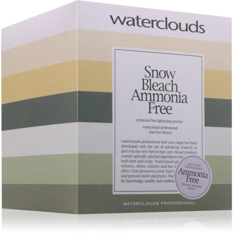 Waterclouds Snow Bleach Ammonia Free изсветляваща пудра За коса 500 гр.