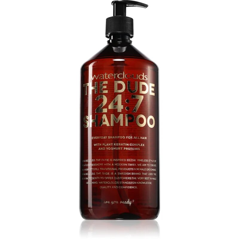 Waterclouds The Dude Shampoo шампоан за ежедневно миене на коса 1000 мл.