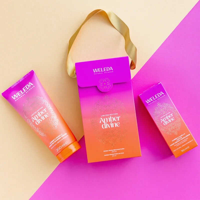 Weleda Amber подаръчен комплект за тяло