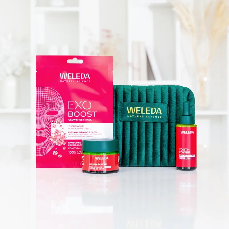 Weleda Astaxanthin Radiance Ritual подаръчен комплект за освежаване и изглаждане на кожата