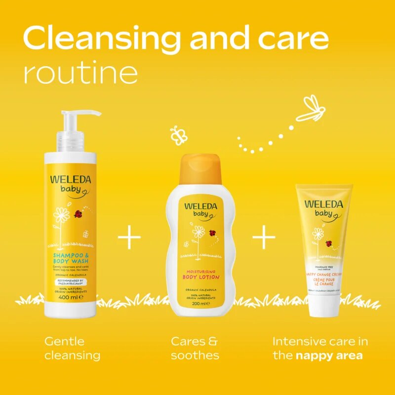 Weleda Baby and Child лосион за тяло с невен 200 мл.