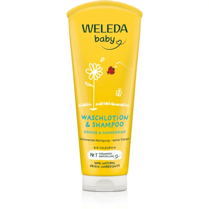 Weleda Baby and Child шампоан и душ гел за деца невен 200 мл.