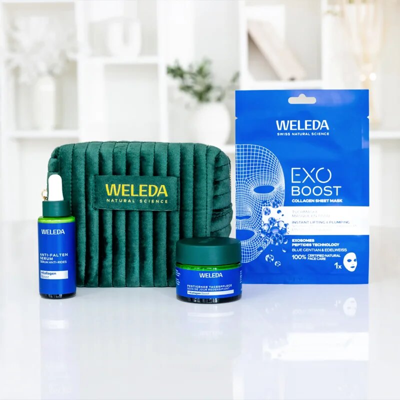 Weleda Blue Gentian Radiance Ritual подаръчен комплект за освежаване и изглаждане на кожата