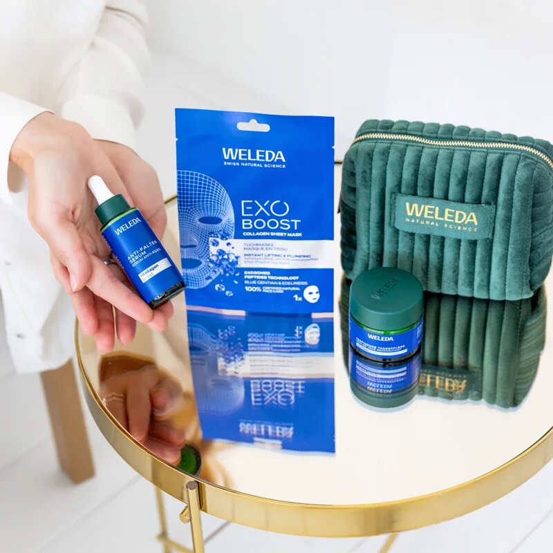 Weleda Blue Gentian Radiance Ritual подаръчен комплект за освежаване и изглаждане на кожата
