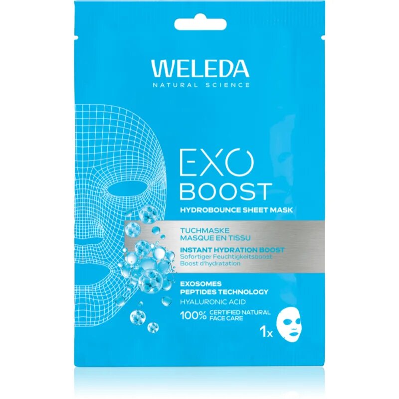 Weleda Exo Boost хидратираща платнена маска 20 мл.