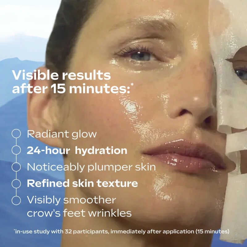 Weleda Exo Boost ревитализираща платнена маска с колаген 20 мл.