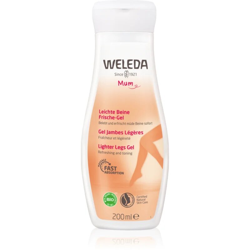 Weleda Mama освежаващ гел за тежки и уморени крака 200 мл.