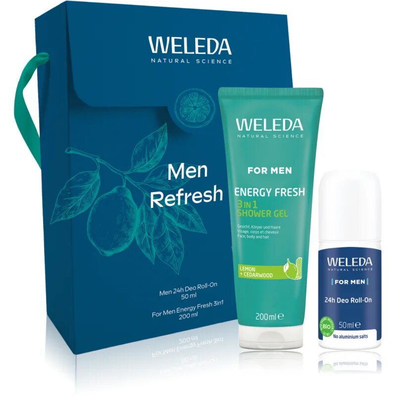 Weleda Men Refresh подаръчен комплект за мъже