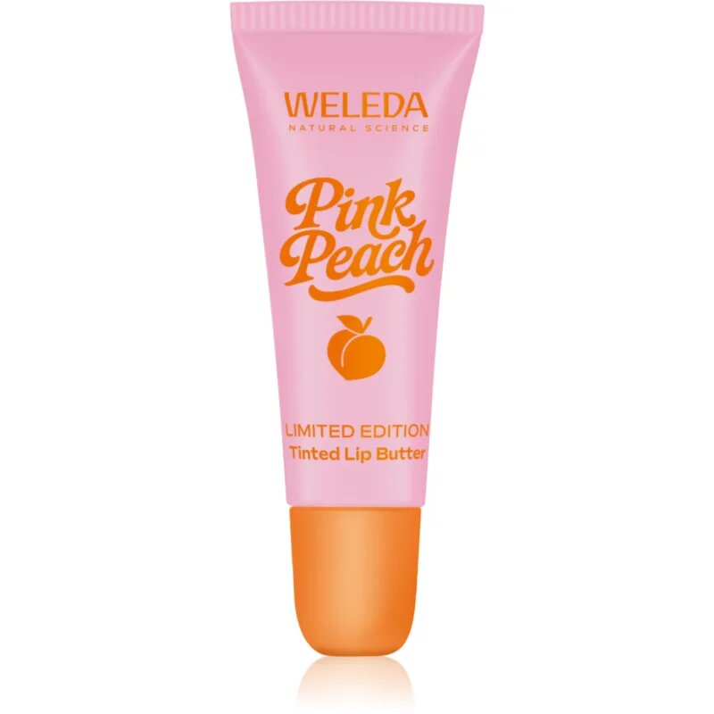 Weleda Pink Peach тониращ балсам за устни 7 мл.