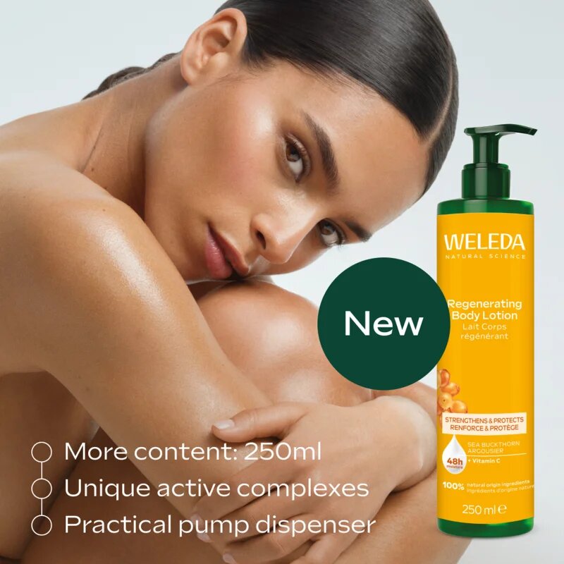 Weleda Regenerating регенериращ лосион за тяло с облепиха 250 мл.