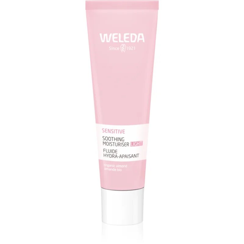 Weleda Sensitive Light успокояващ крем за лице за чувствителна кожа на лицето 30 мл.