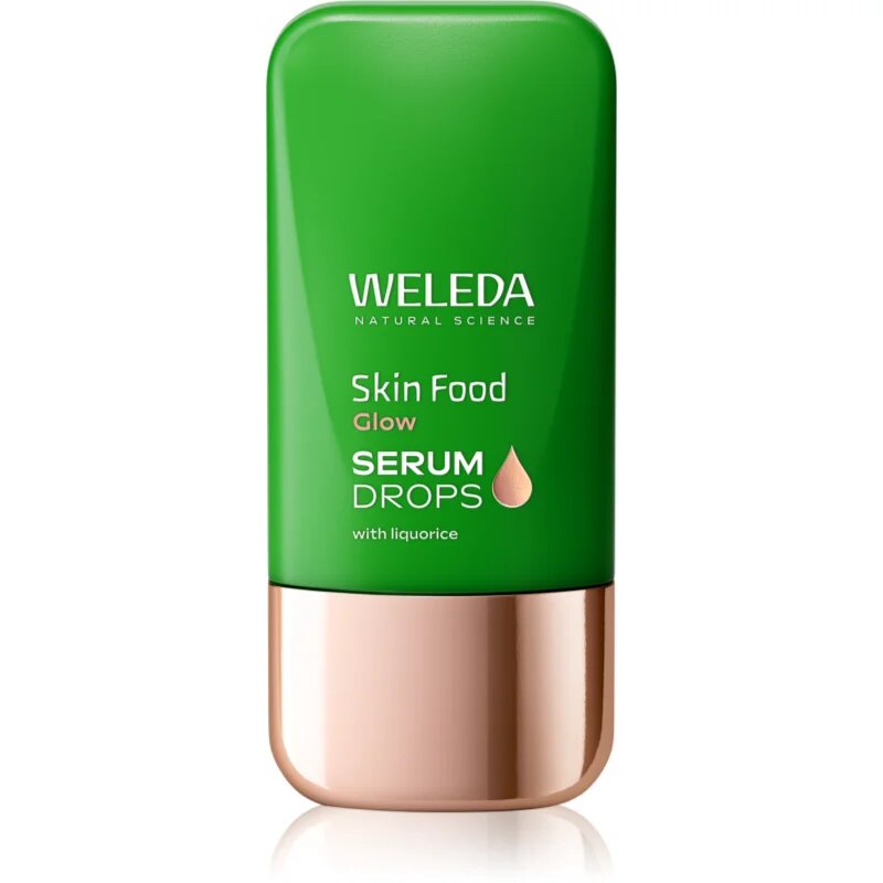 Weleda Serum Drops Skin Food Glow озаряващ серум да уеднакви цвета на кожата 30 мл.